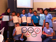 بالصور: طلاب مدرسة الرازي الابتدائية يتميزون في مسابقة الرياضيات